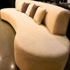 Modern Cloud Sofa/Couch with Soft Boucle Upholstered 6 Seater