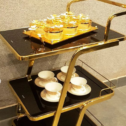 Imported Coffee Trolley - Zeegalleria