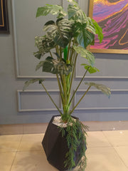 Leaf Green Tree,Artificial Indoor Plant With, Plant for Office House Living Room Home Decor