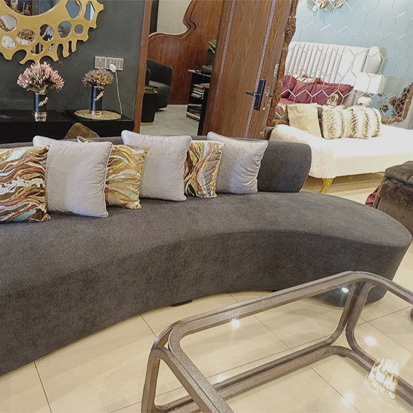 10 seater curve lounge sofa