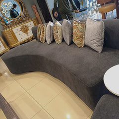 10 seater curve lounge sofa