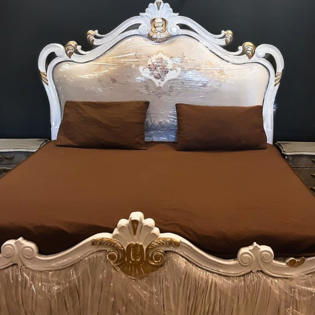 Turkish Style Solid Wood Bed