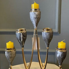 Marble Candle Stand - Zeegalleria