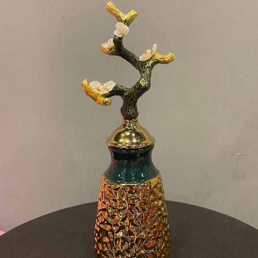Candy Jar with Stem Lid - Zeegalleria