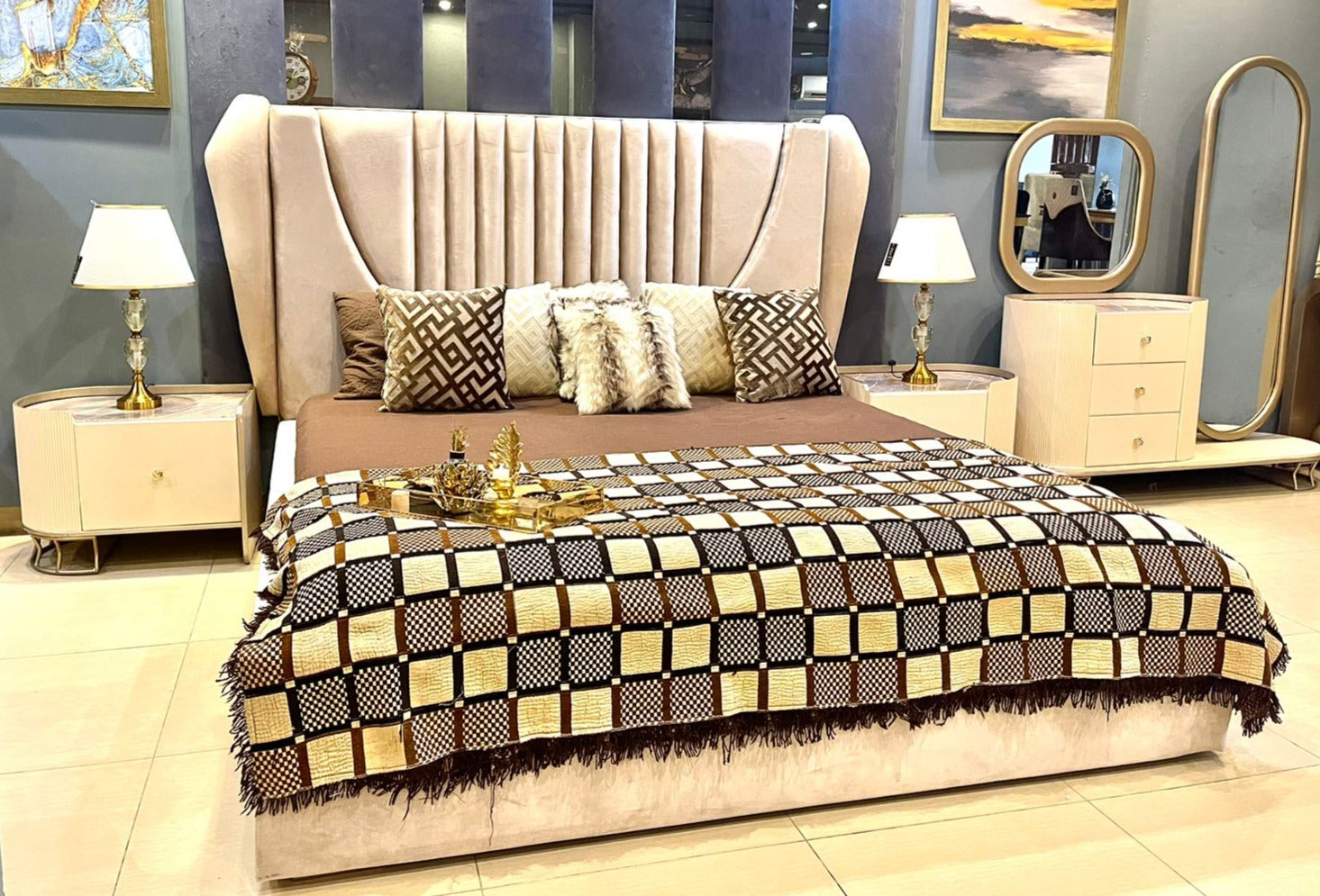 Skin Padded Bed - Zeegalleria