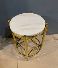 Modern Marble center Table with 2 Side Tables - Zeegalleria