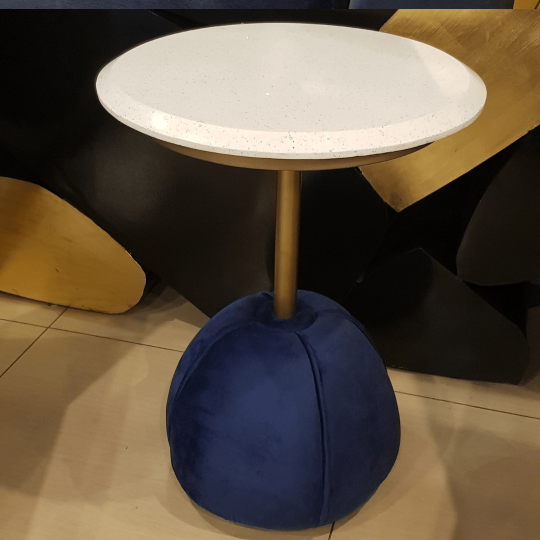 Accent Side Table Coffee Table Marble Top