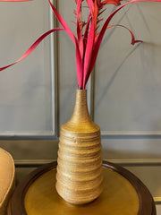 Fiber Gold Vase - Zeegalleria