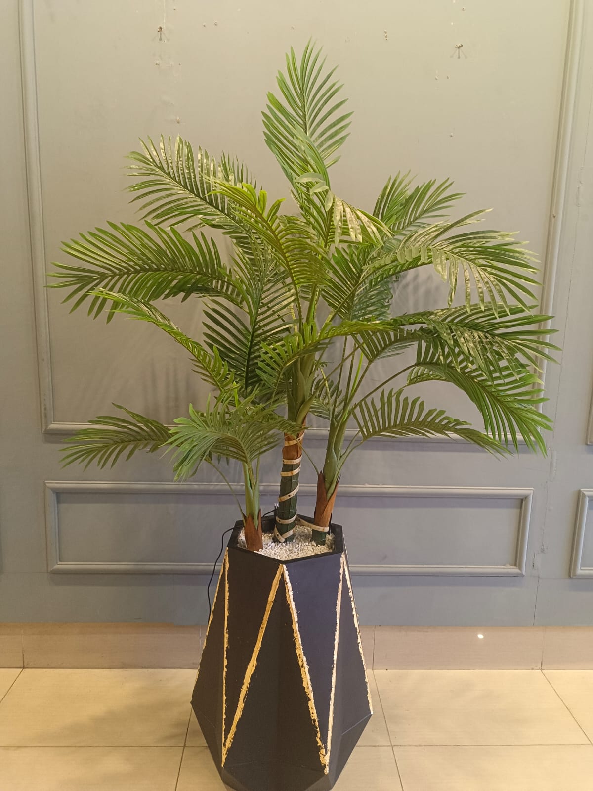 Palm Plant Tree with Planter