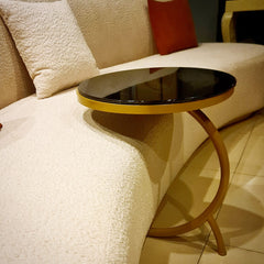 Luxury Round Sofa Side Table