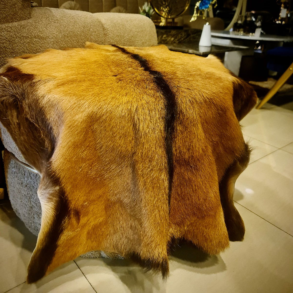 Real Goats Skin Fur Pelts