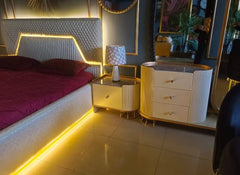 CONTEMPORARY BED WITH LED LIGHTS