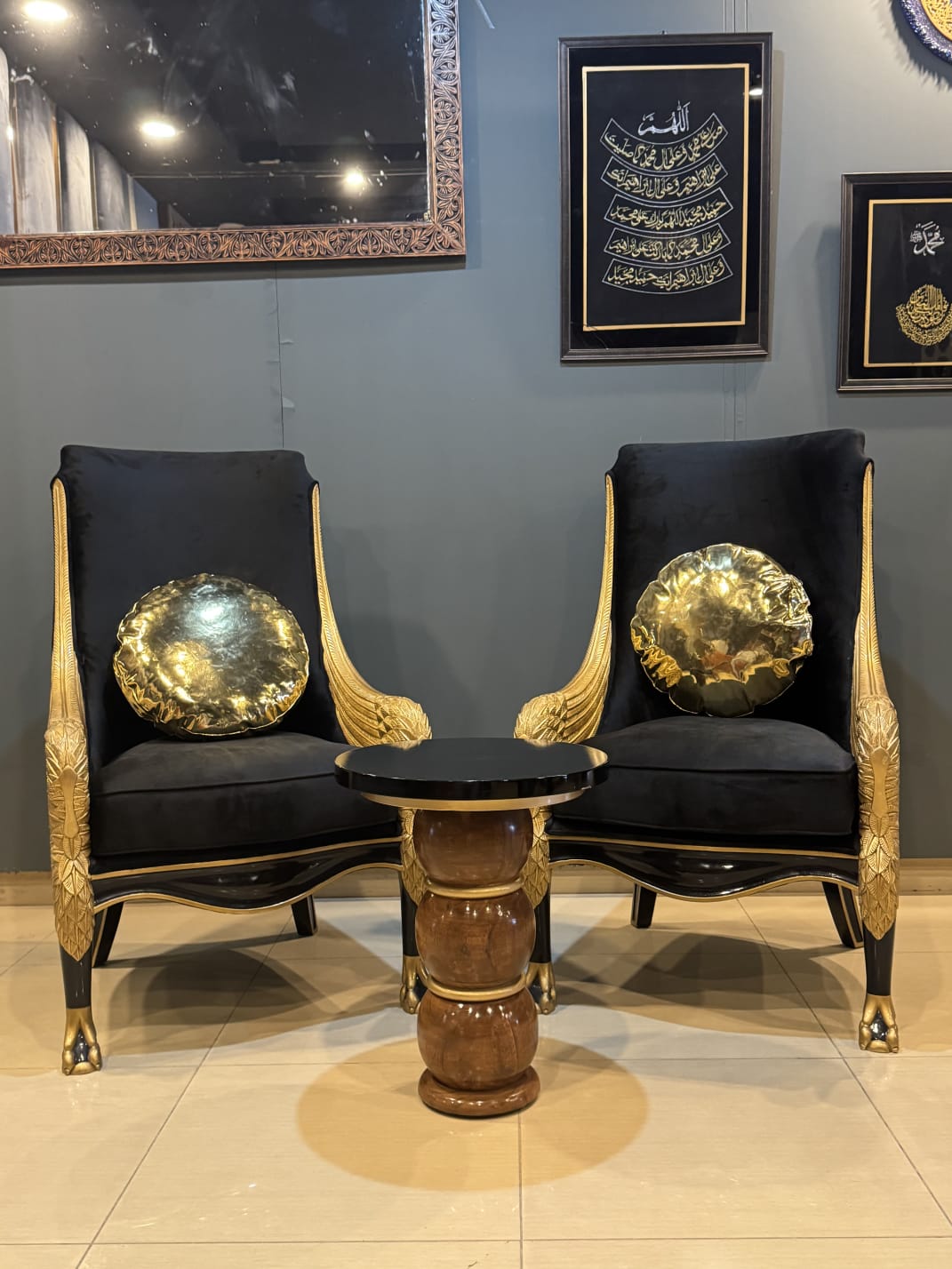 Luxury Empire Bedroom/Entrance Armchair
