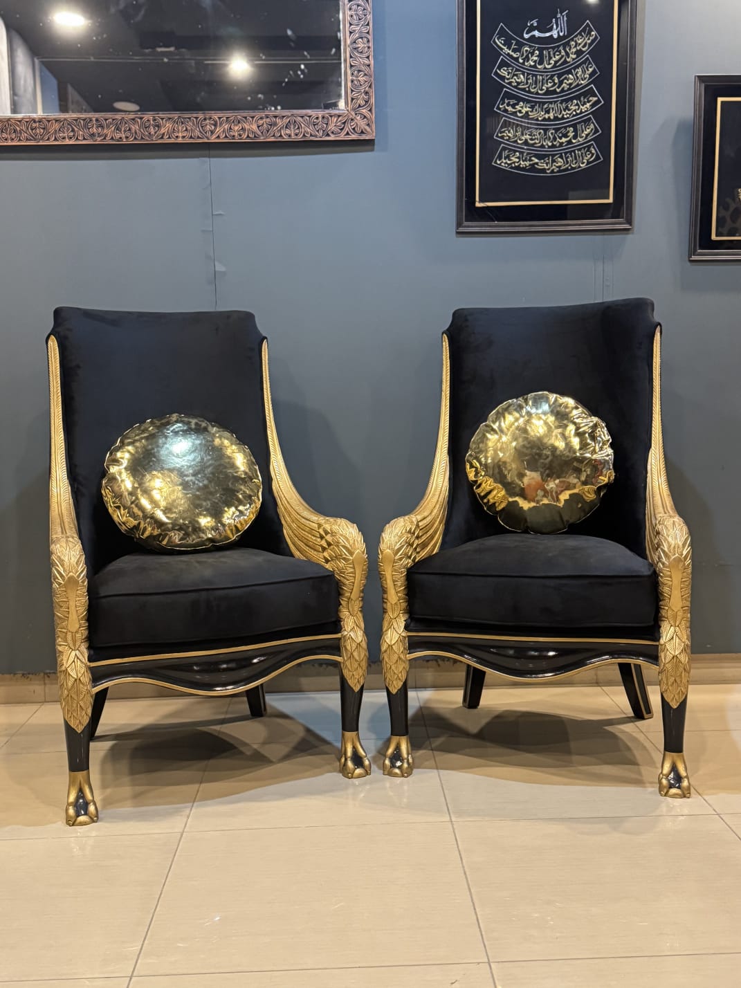 Luxury Empire Bedroom/Entrance Armchair