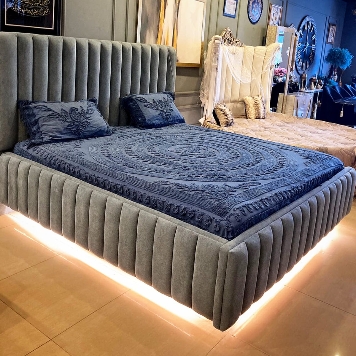 Modern Luxury Upholstered Bed Set