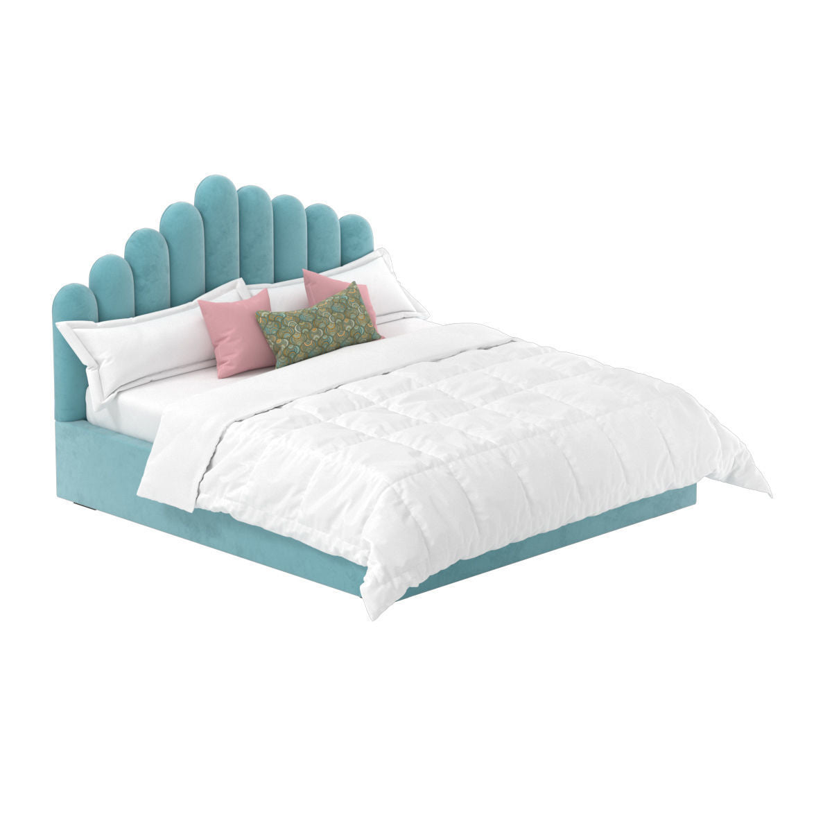 Daisy Velvet Bed