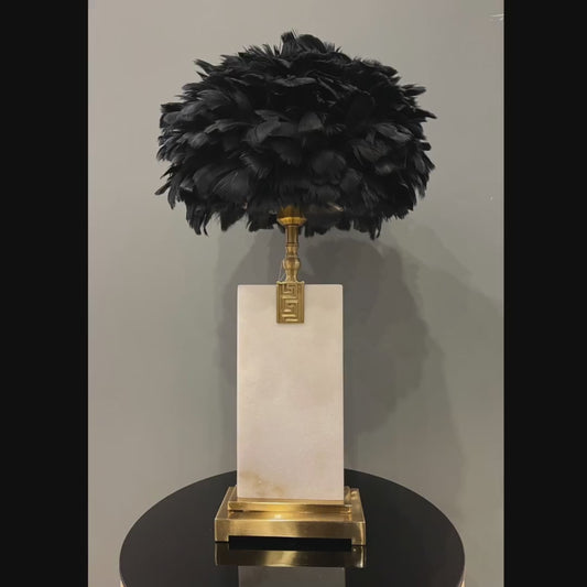 Black Grey Fur Shade (ONLY FUR ON THE TOP)