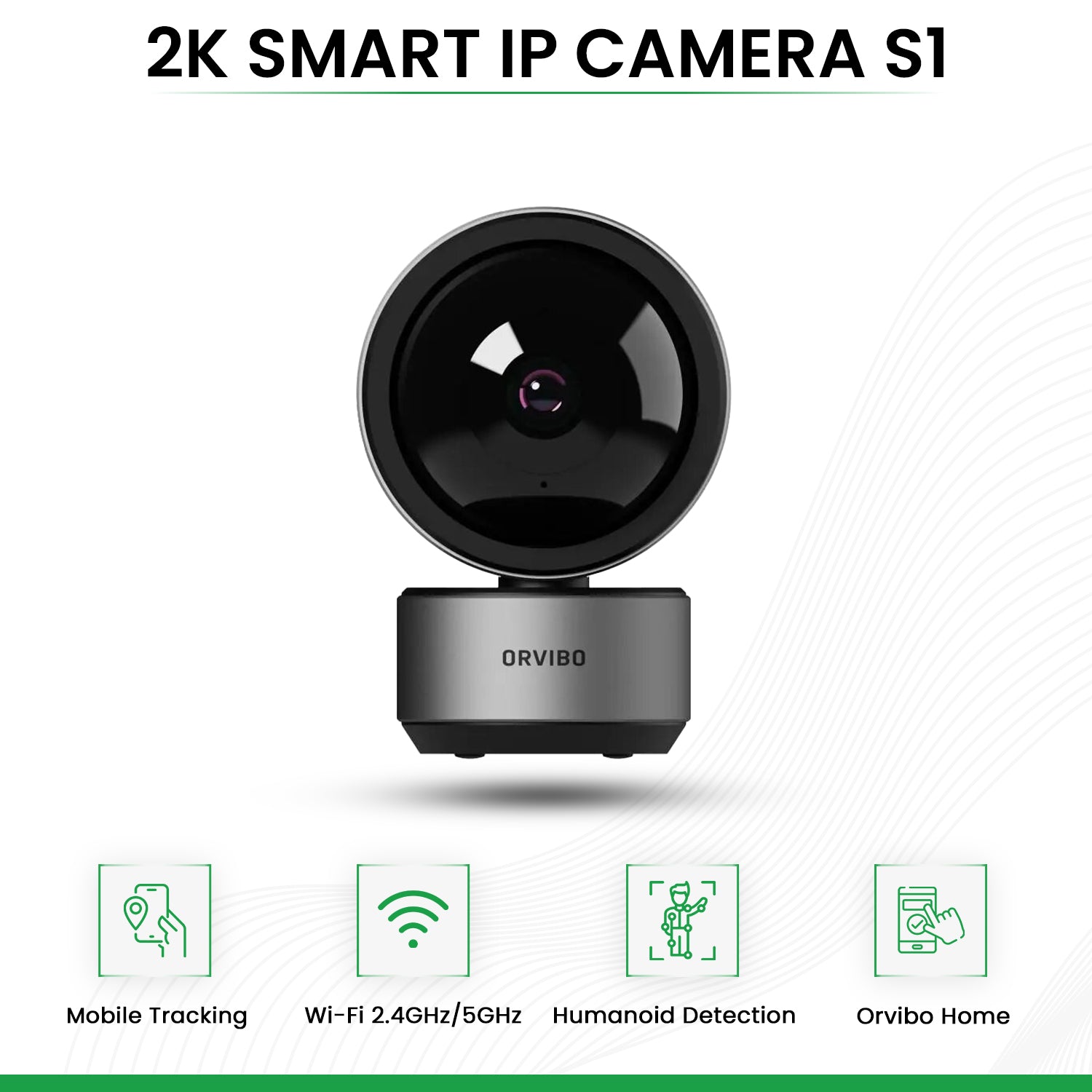 2K Wireless Smart IP Camera S1 ORVIBO - Zeegalleria